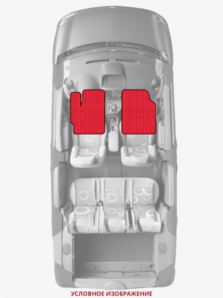 ЭВА коврики «Queen Lux» передние для Lexus IS-F