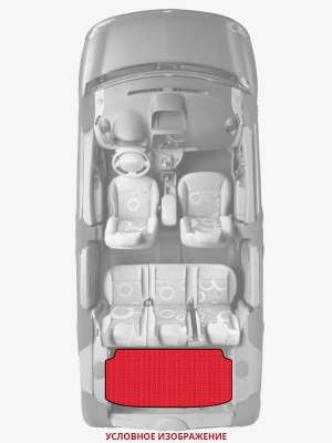 ЭВА коврики «Queen Lux» багажник для Opel Zafira